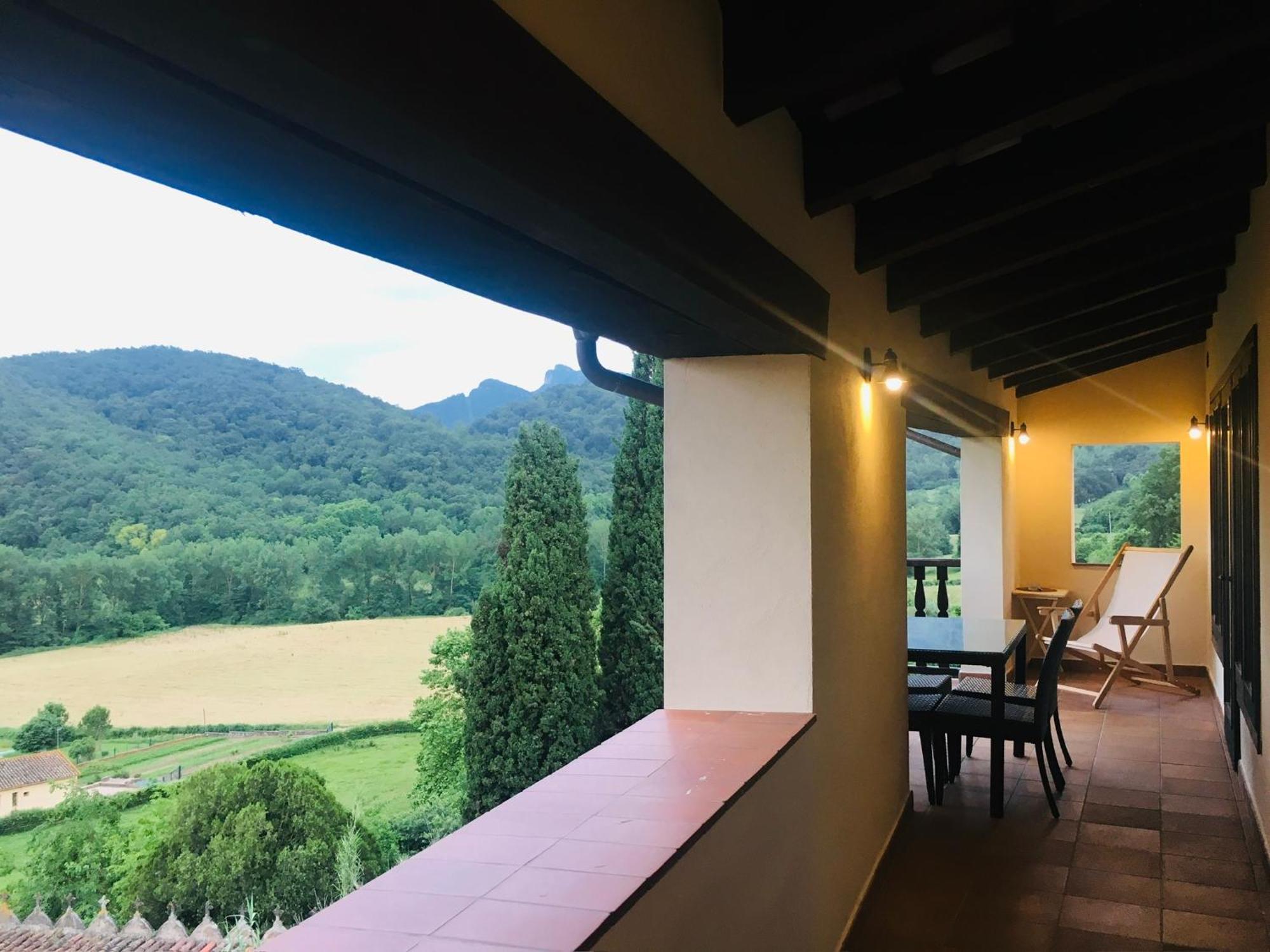 Hotel Cal Sastre Santa Pau Esterno foto